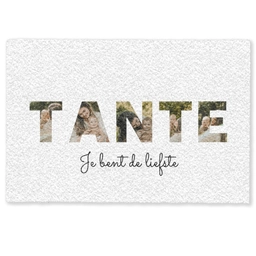 Tante - Lettercollage Deurmat klein -zkaufland3d