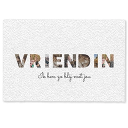 Vriendin - Lettercollage Deurmat klein -zkaufland3d