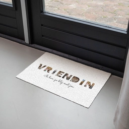 Vriendin - Lettercollage Deurmat klein -sfeer2