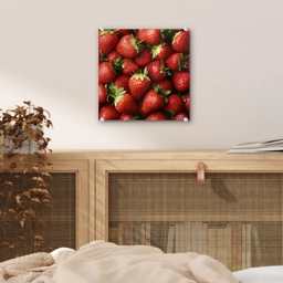 Aardbei - Fruit - Rood plexiglas 5mm klein -sfeer4