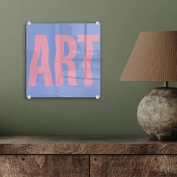 Art - Roze - Blauw plexiglas 5mm klein -sfeer3