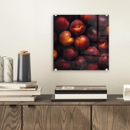 Fruit - Close up - Nectarines plexiglas 5mm klein -sfeer1