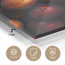 Fruit - Close up - Nectarines plexiglas 5mm klein -sfeer2