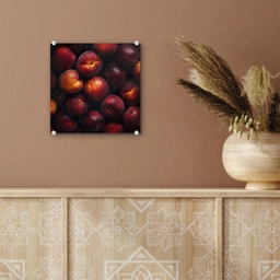 Fruit - Close up - Nectarines plexiglas 5mm klein -sfeer5