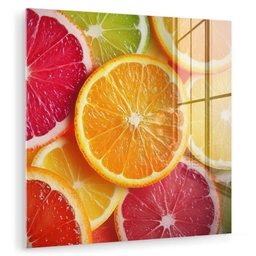 Fruit - Kleurrijk - Close up plexiglas 5mm klein -zzzproduct_nieuw