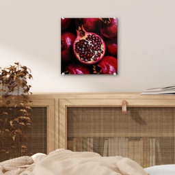 Granaatappel - Rood - Fruit plexiglas 5mm klein -sfeer4