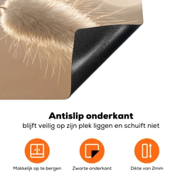 Hazestaartgras - Graanharen - Zonlicht Inductie beschermer vinyl 3mm klein -zzzzzzz-td-onderkant