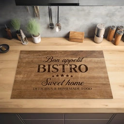 Huiselijke Bistro Beleving Inductie beschermer vinyl 3mm klein -sfeer5