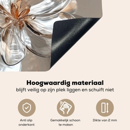 Bloem - Glazen - Doorzichtig Inductie beschemer met haakjes klein -ky-onderkant-nl