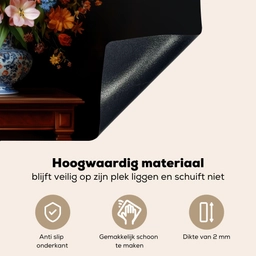 Boeket - Roze - Bloemen - Vaas Inductie beschemer met haakjes klein -ky-onderkant-nl