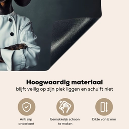 Hond - Garde - Kok Inductie beschemer met haakjes klein -ky-onderkant-nl