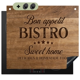 Huiselijke Bistro Beleving Inductie beschemer met haakjes middel -3d