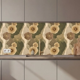 Keuken achterwand - Abstract - Modern - Groen
