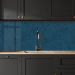 Abstract - Patroon - Donkerblauw - Elegant keuken achterwand 2 middel 871 -sfeer1