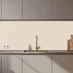 Beige - Effen kleur keuken achterwand 2 middel 871 zz_3dshopping