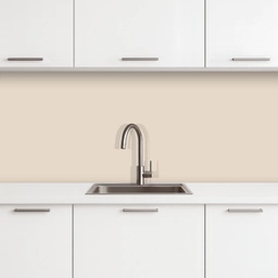 Beige - Effen kleur keuken achterwand 2 middel 871 -3d