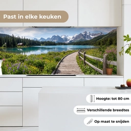 Bergen - Meer - Landschap - Blauw keuken achterwand 2 middel -sfeer4_NL