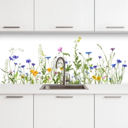 Bloemen - Veldbloemen - Lente keuken achterwand 2 middel -3d