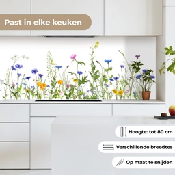 Bloemen - Veldbloemen - Lente keuken achterwand 2 middel -sfeer4_NL