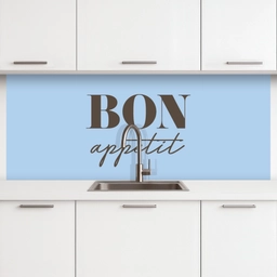 Bon appetit keuken achterwand 2 middel -3d