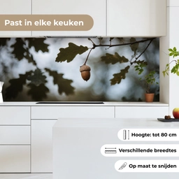 Eikel - Eikenblad - Bos - Herfst - Natuur keuken achterwand 2 middel -sfeer4_NL