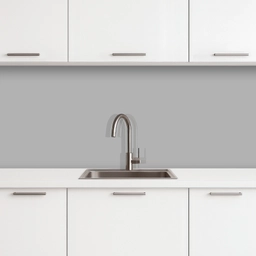 Grijs - Effen print keuken achterwand 2 middel 871 -3d