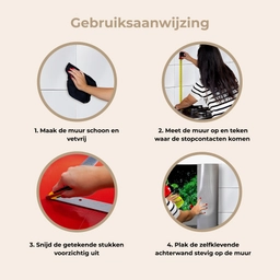 Groente - Splash - Zwart keuken achterwand 2 middel -gebruiksaanwijzing_NL
