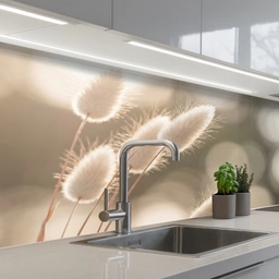 Hazestaartgras - Wit - Zonlicht keuken achterwand 2 middel -3d_schuin
