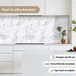 Klassiek - Marmer - Aders - Grijs keuken achterwand 2 middel 871 -sfeer4_NL
