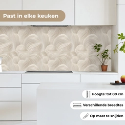 Lijnen - Waaier - Beige keuken achterwand 2 middel 871 -sfeer4_NL