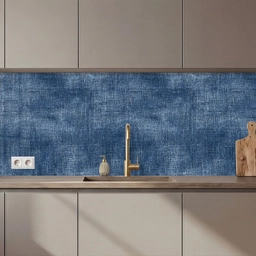 Keuken achterwand - Linnen - Textuur - Patroon - Denim - Rustiek