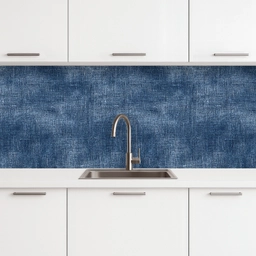 Linnen - Textuur - Patroon - Denim - Rustiek keuken achterwand 2 middel 871 -3d