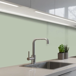 Mintgroen - Effen kleur keuken achterwand 2 middel 871 -3d_schuin