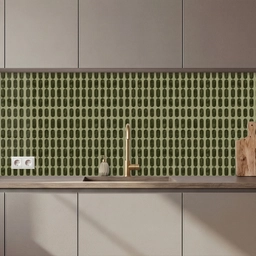 Keuken achterwand - Ritmisch - Effect - Groen