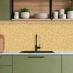 Takjes - Patroon - Oker keuken achterwand 2 middel 871 -sfeer3