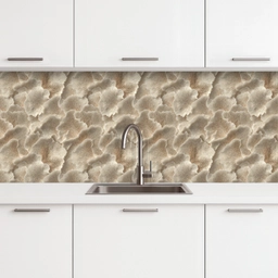 Waaierstructuren - Beige - Vezeltextuur keuken achterwand 2 middel 871 -3d