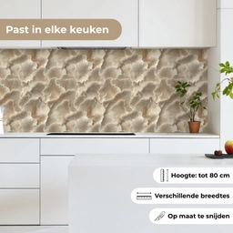 Waaierstructuren - Beige - Vezeltextuur keuken achterwand 2 middel 871 -sfeer4_NL