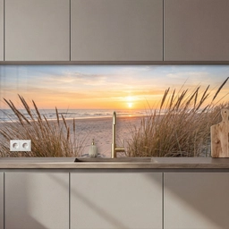 Zonsondergang - Duinen - Zee keuken achterwand 2 middel zz_3dshopping