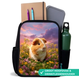 Cavia - Natuur - Dier Rugzak - Zwart middel -inhoud_NL