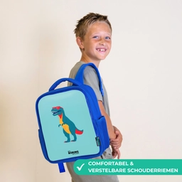 Dino - Dier - Zonnebril Kinderrugzak - Blauw middel -sfeer3_NL