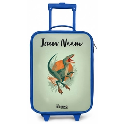 Dier - Dino - Natuur Kinderkoffer - Blauw klein -zz3dotto