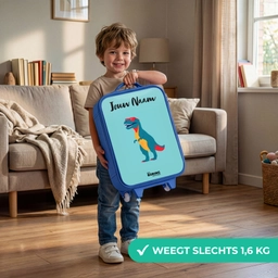 Dino - Dier - Zonnebril Kinderkoffer - Blauw klein -sfeer2_NL