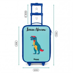 Dino - Dier - Zonnebril Kinderkoffer - Blauw klein -productfoto_formaten