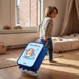 Kawai - Hond - Muziek Kinderkoffer - Blauw klein -sfeer1