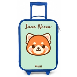 Kawai - Rode panda - Groen Kinderkoffer - Blauw klein -zz3dotto
