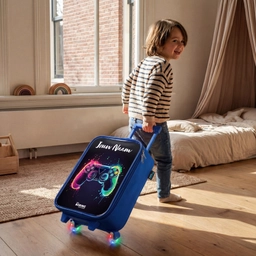 Neon - Controller - Verfspatten - Game Kinderkoffer - Blauw klein -sfeer1