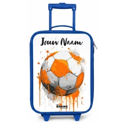 Voetbalvibes - Verf - Oranje Kinderkoffer - Blauw klein -zz3dotto