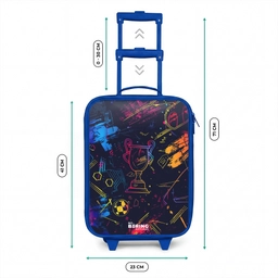 Neon sporttrofee design Kinderkoffer - Blauw klein -productfoto_formaten