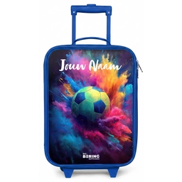 Neon - Bal - Kleurrijk Kinderkoffer - Blauw klein -zz3dotto
