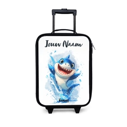 Haai - Tanden - Water Kinderkoffer - Zwart klein -3d